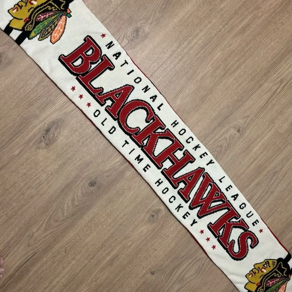 Chicago Blackhawks Old Time Hockey Knit Scarf